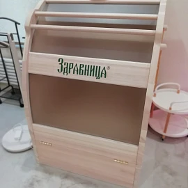 Устройство электронагревательное УН-1 (арома-сауна Здравница, модель 2 со стеклом, СУ Профи+, RGB - подсветка, датчик пульса, тонированная) Год выпуска: 2024.