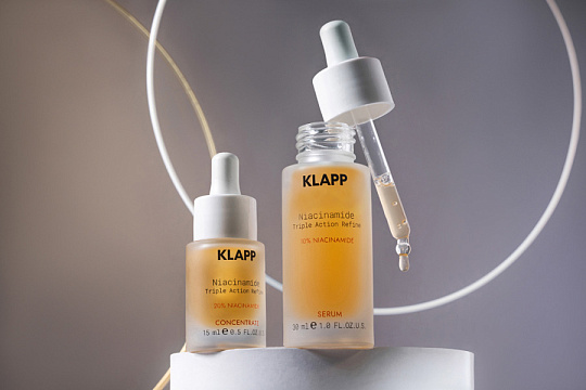 Бренд KLAPP Skin Care Science запустила в России новую линию NIACINAMIDE